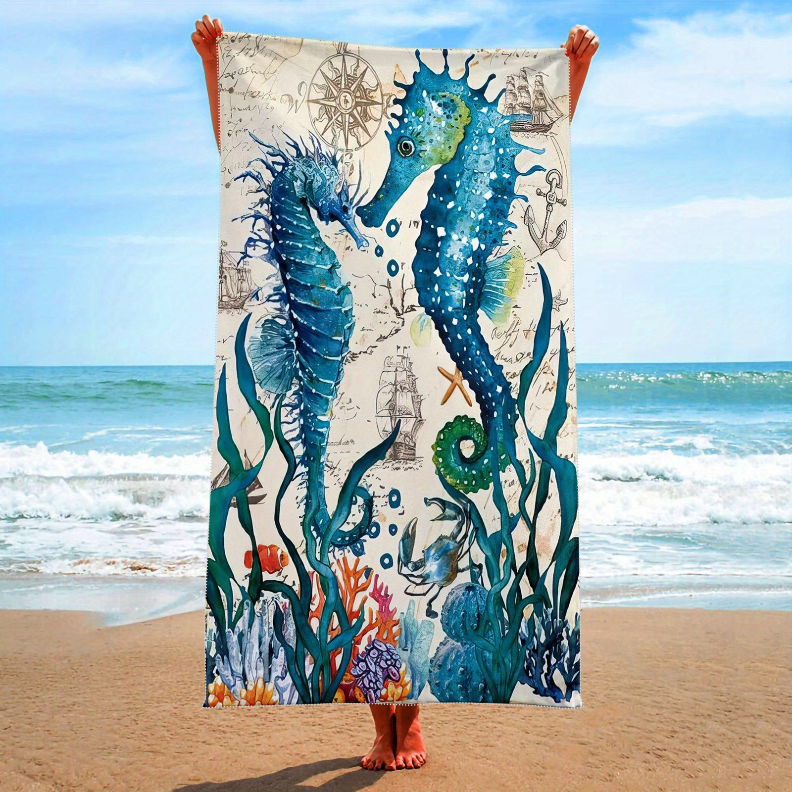 Microfiber Beach Towel Oversize Clearance,extra Large 59x29.5