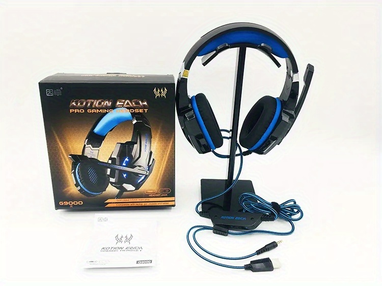 Gaming Headset Noise Cancelling Led Stereo Audifonos Gamer Temu