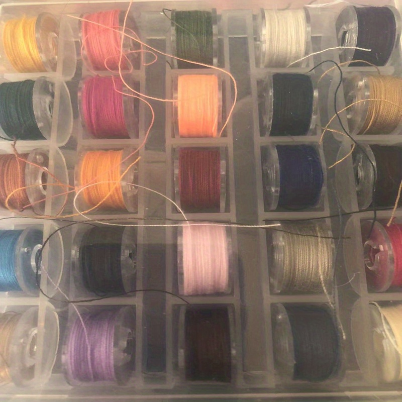 Household Sewing Machine Bobbin Thread With Storage - Temu