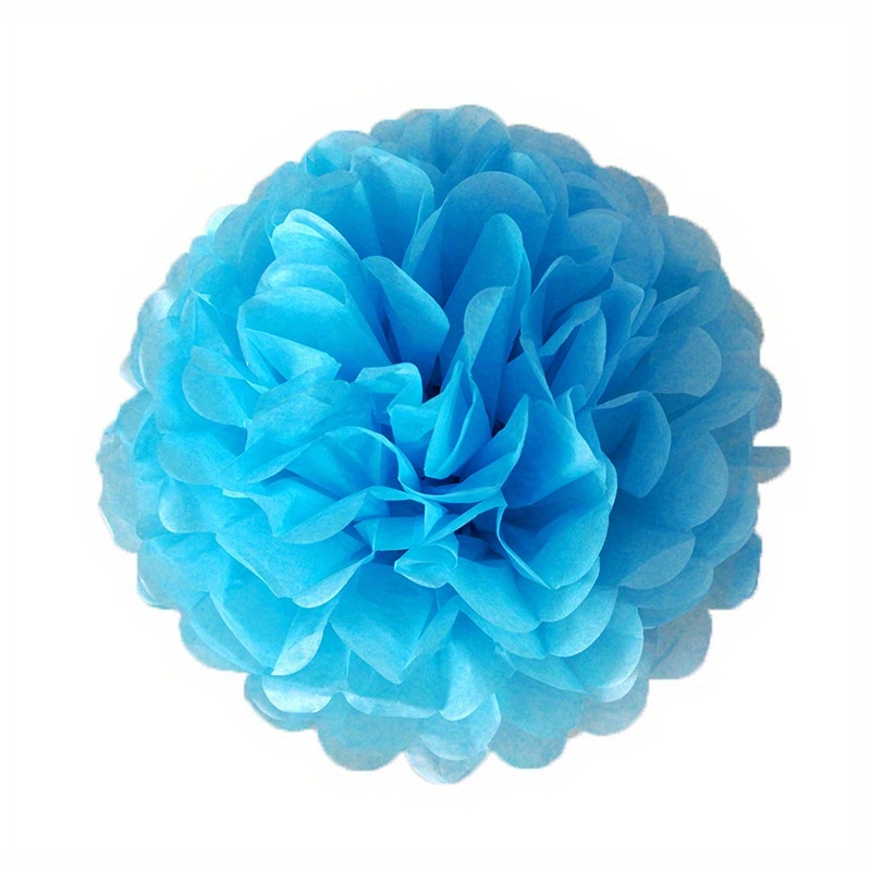 Rainbow Colors Tissue Paper Pom Poms Flower Balls For - Temu