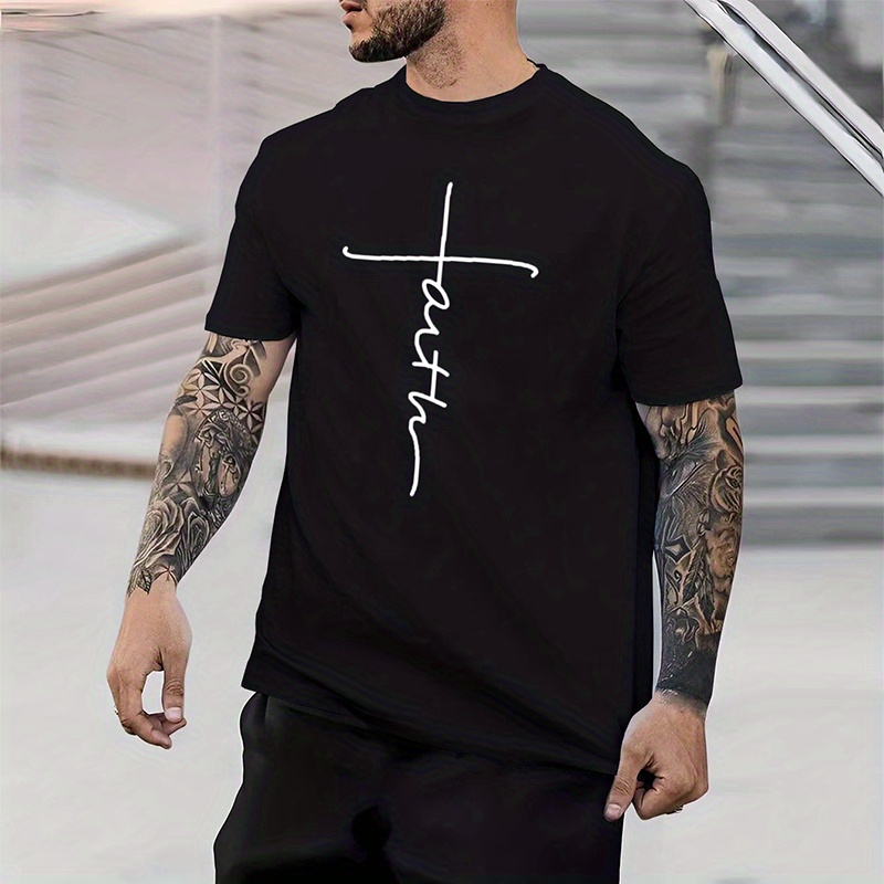 ANCHORED IN FAITH' Men's T-Shirt