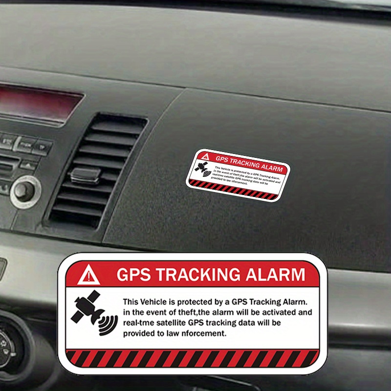 Autocollant Alarme Camping Car - GPS TRACKING ALARM
