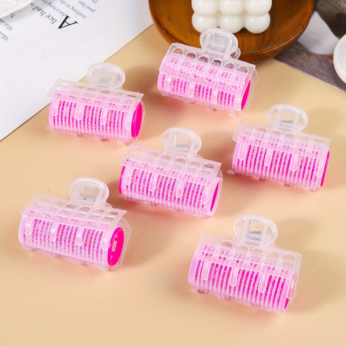 E-shop Hair Rollers Bang Roll Curler Haarlockenwickler Plastik Selbstklebende Haarlockenwickler Haarpflege-Werkzeug Mädchen Schönheits-Styling-Werkzeug