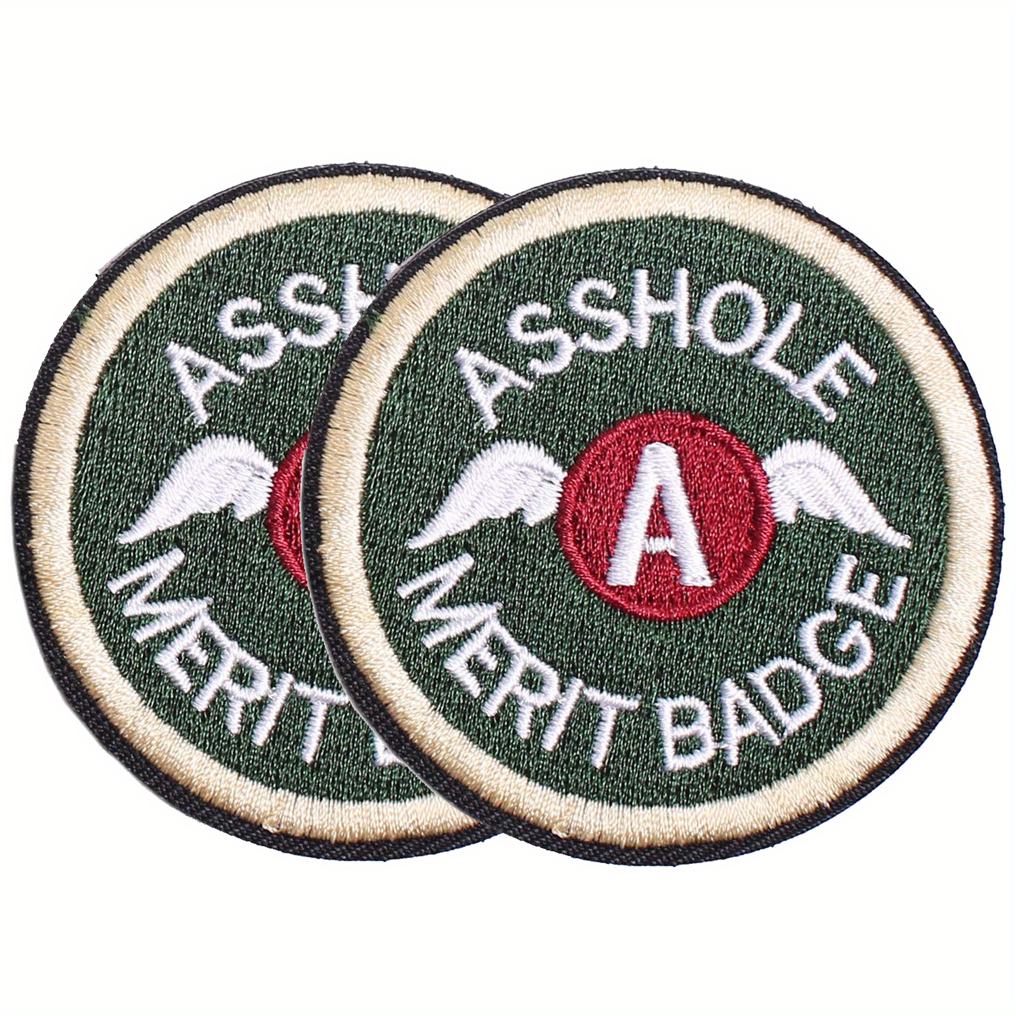 J.carp Funny Asshole Merit Badge Morale Patch For Men - Temu