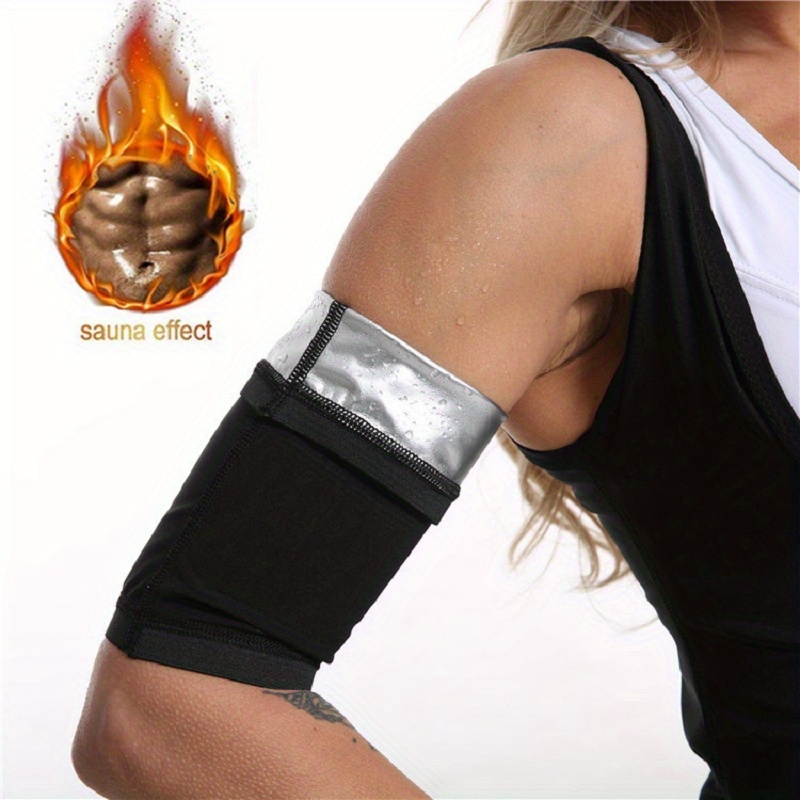 XINSHUN Sauna Arm Trimmer Bands arm Sweat Bands for Women Weight Loss Arm  Shaper Wraps for Workout arm Bands for Flabby arm