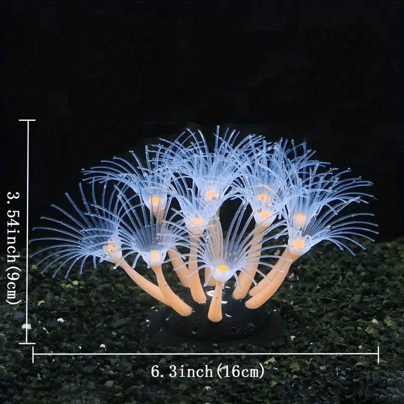 Sunflower Silicone Coral Artificial Decorations Fish Tank Aquarium