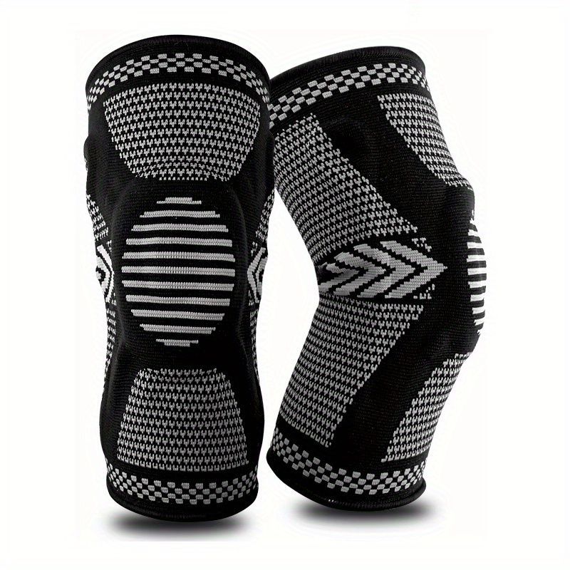 Knee Compression Sleeve Patella Gel Pads Side Stabilizers - Temu