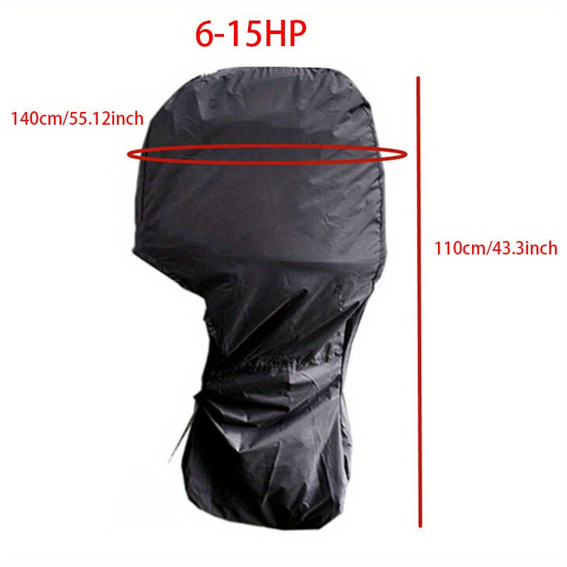 Image of Motor Engine Boat Cover Anti Half Outboard Uv Oxford Waterproof Protector Dustproof Air Antigores Yacht Marine 420d 6-225hp