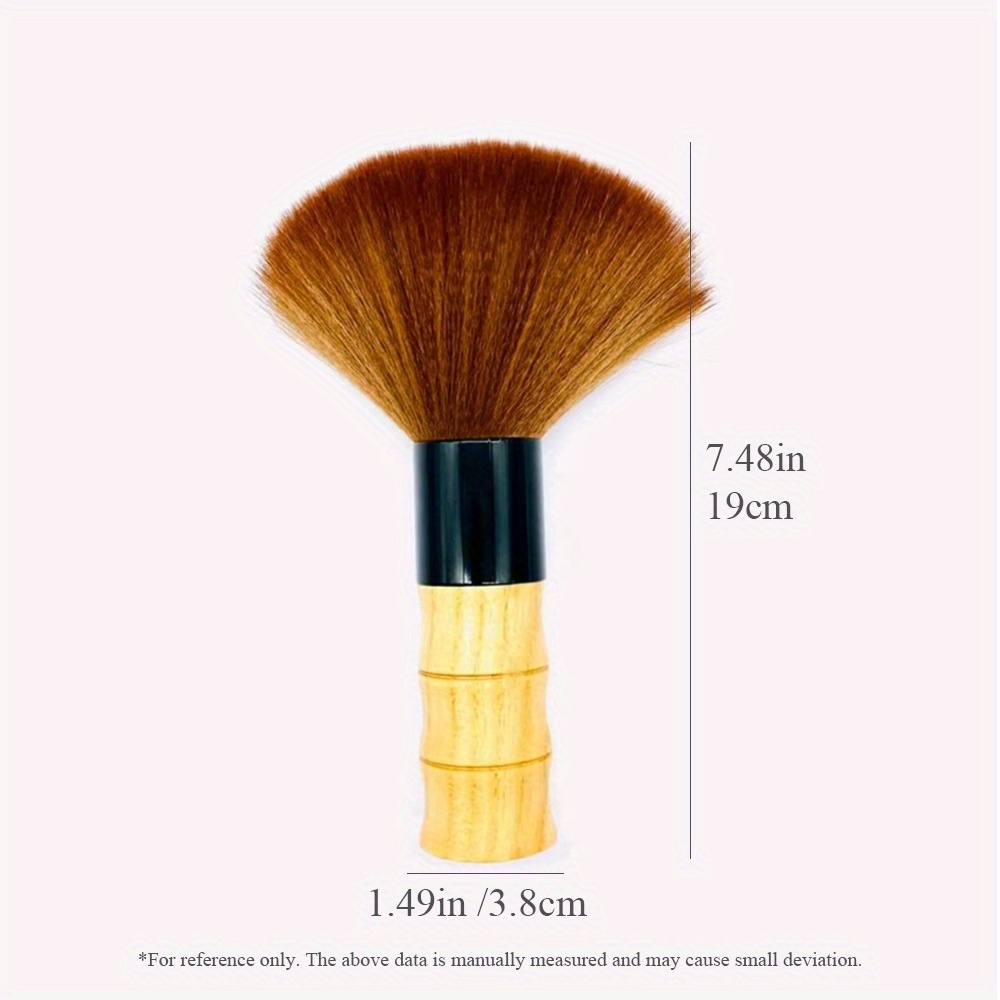 Brown Nylon Barber Neck Duster Brush With Wood Handle Soft Hair Wooden  Brush For Cleaning And Styling Accessory From Osweljian, $15.07