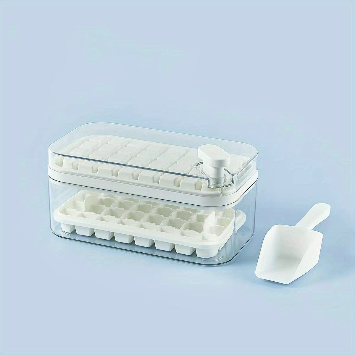 Press Type Ice Mold, Box One-button Ice Cube Maker, 1 Ice Tray Making Mold  With Storage Box And Lid Bar, Kitchen Accessories - Temu