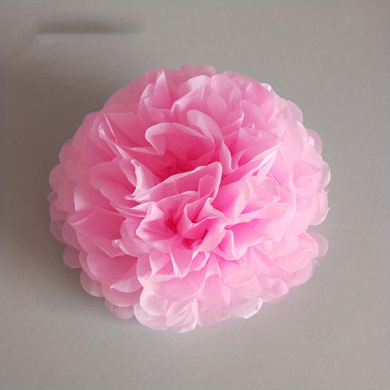 DIY Tissue Paper Pom Poms Flowers for Wedding Birthday Party Baby