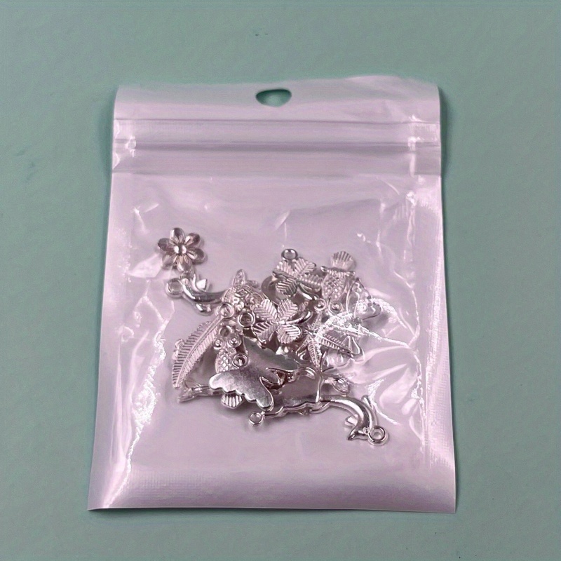 Acejoz 200Pcs Silver Charms for Jewelry Making and Bracelets