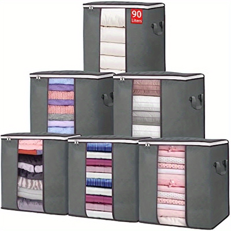 Waterproof Storage Box Household Clothing Quilt Organizer - Temu