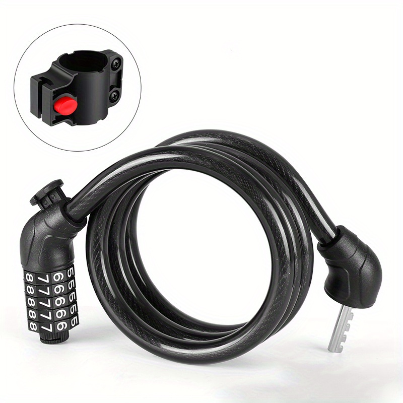 Heavy duty combination online bike lock