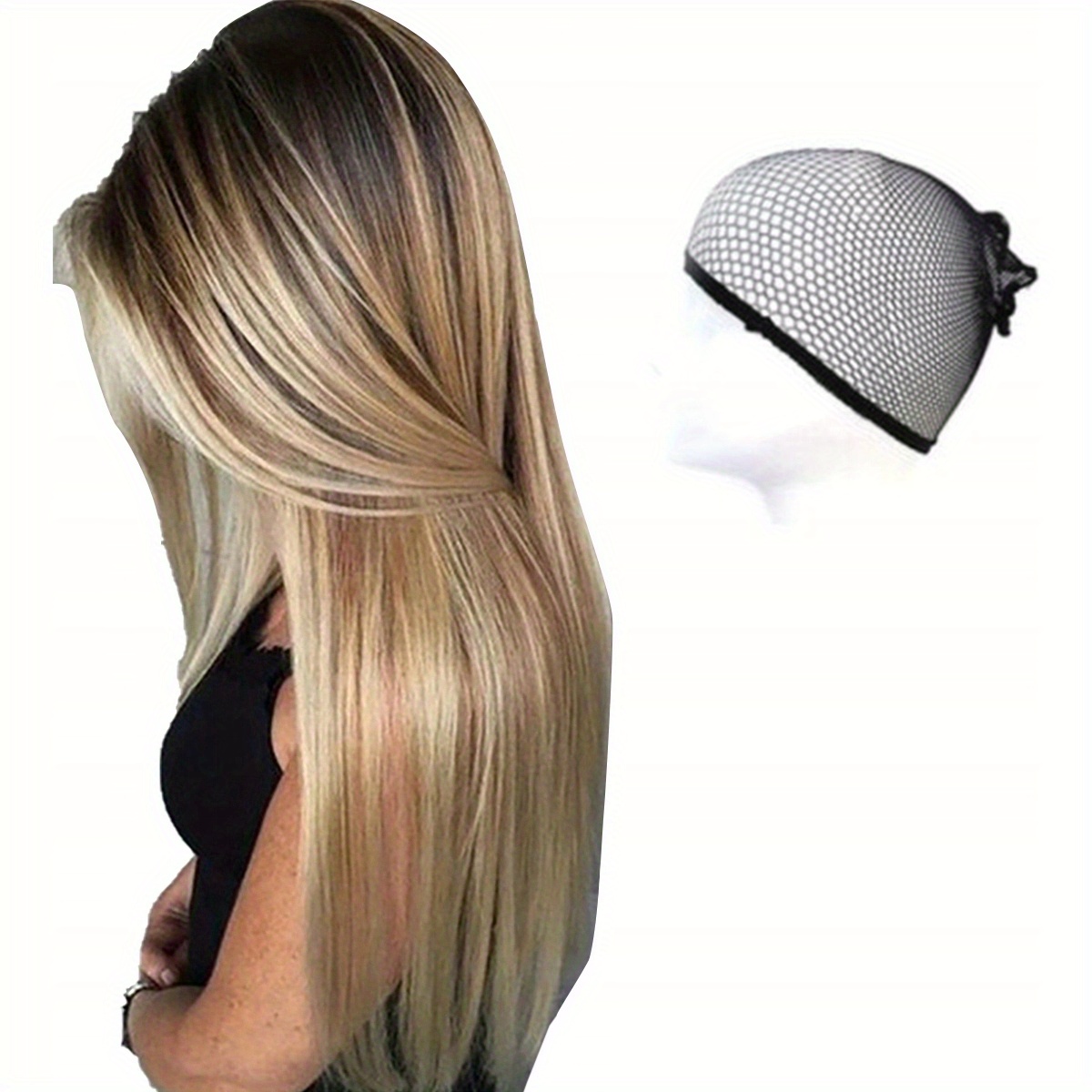 Long Straight Synthetic Wig for Daily Use