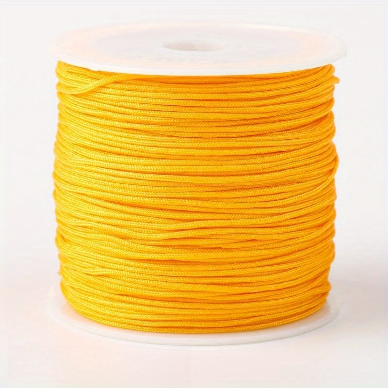 20yard Soft Satin Rattail Silk Macrame Cord Nylon Kumihimo