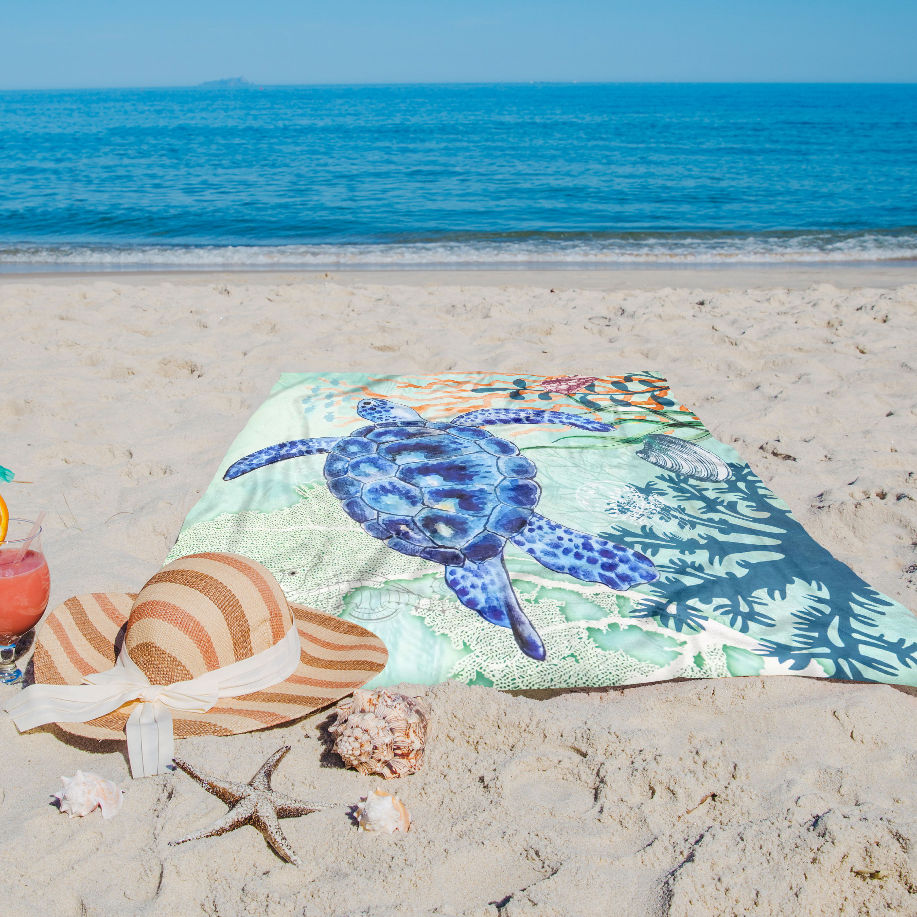 Niaocpwy Manta de picnic pequeña con patrón floral retro vintage para  niños, alfombra de playa a prueba de arena de 57 x 59 pulgadas y manta de  picnic