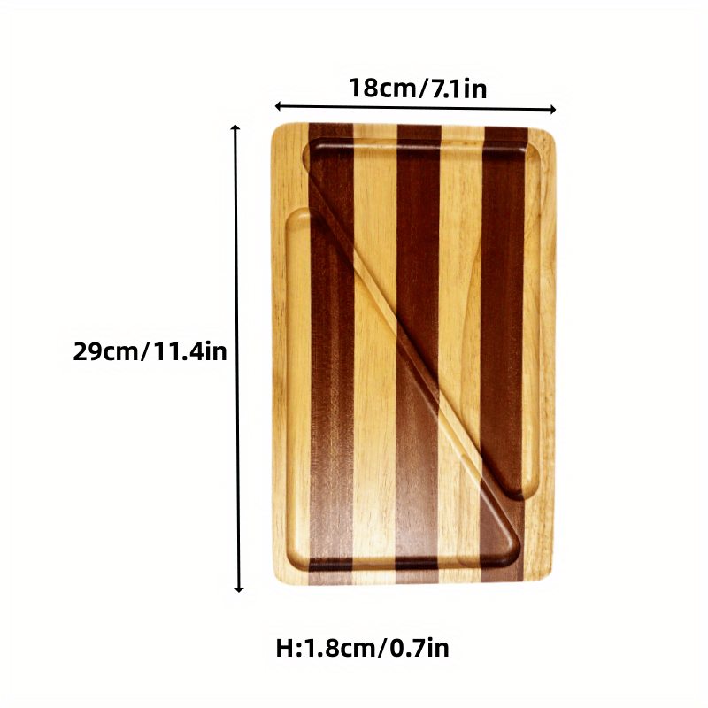 Acacia Wood Cutting Board Small Mini Cheese Board For - Temu