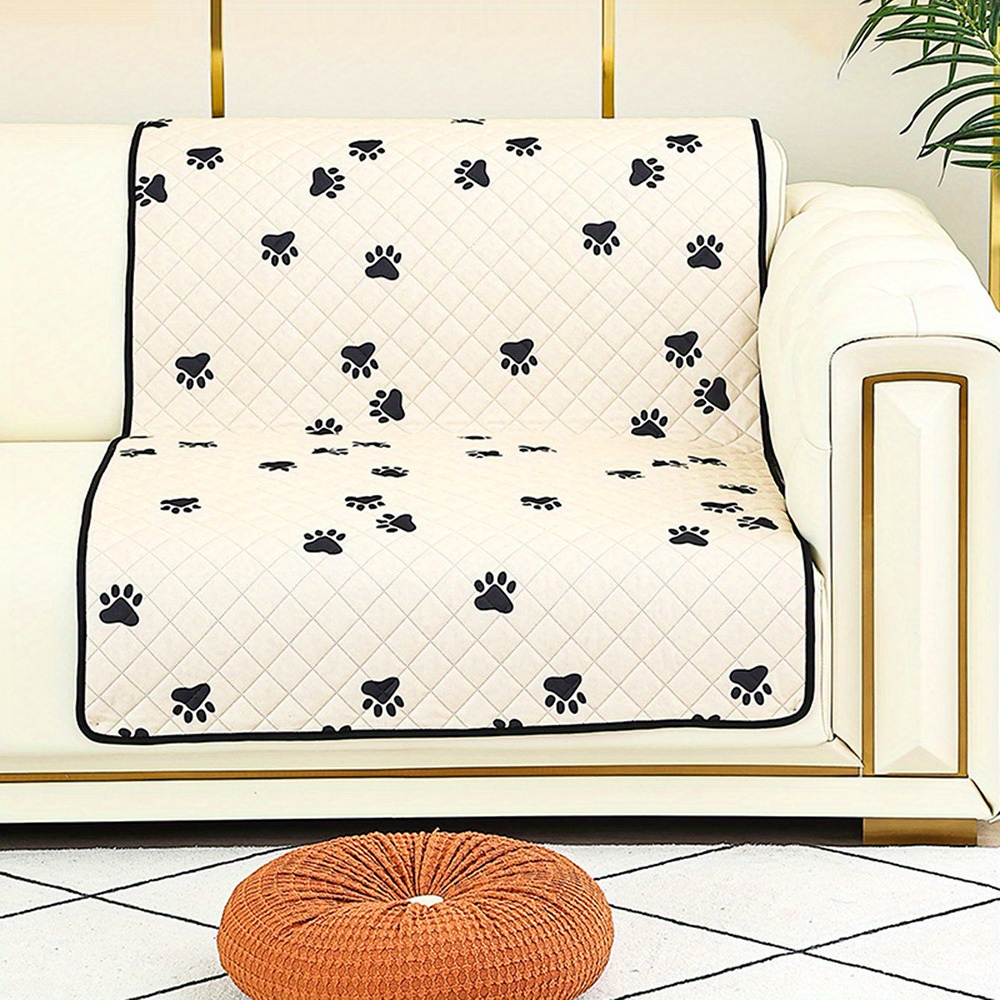 Paw print 2024 sofa cover