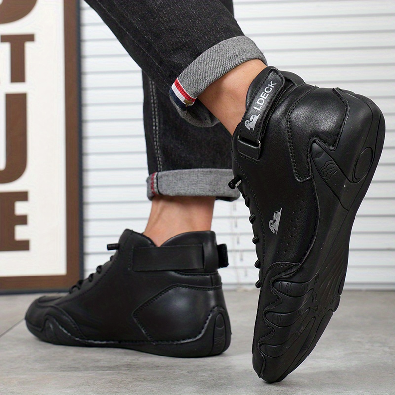 Men's Fashionable Ankle Top Breathable Casual Shoes, Trendy Non-Slip Sneakers