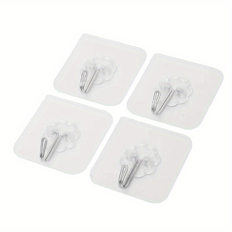 1pc Home Plastic Hooks Waterproof Sticky Hook for Kitchen Bathroom