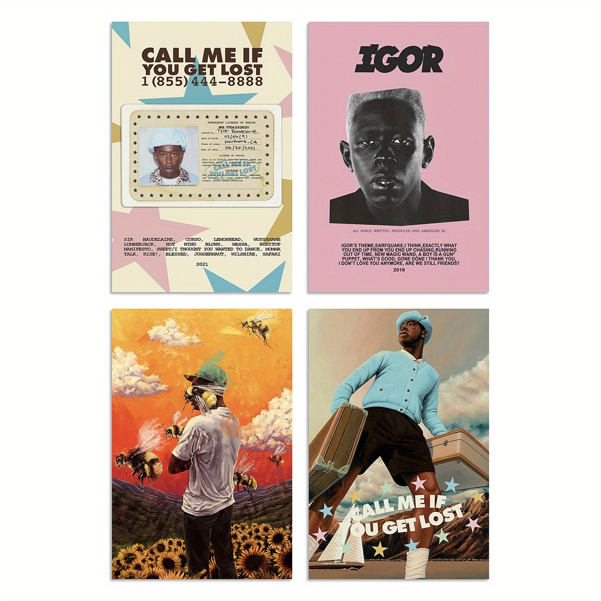 Tyler the Creator Poster // IGOR Album // Wall Art // Music 