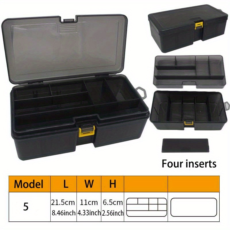 Fishing Bait Storage Box, Multifunctional Clear Plastic Fishing