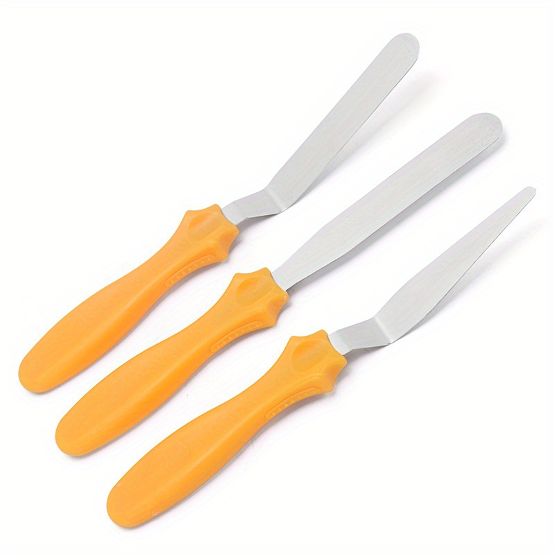 Colorful Stainless Steel Cake Frosting Spatula Set Easy To - Temu
