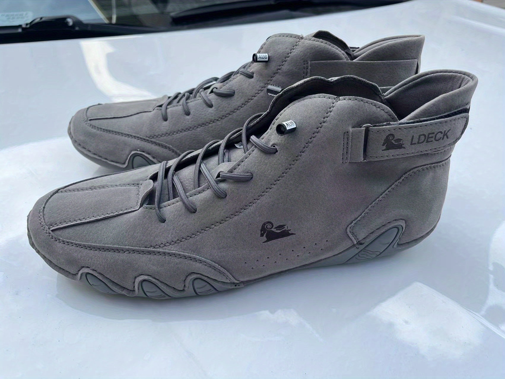 Men's Fashionable Ankle Top Breathable Casual Shoes, Trendy Non-Slip Sneakers