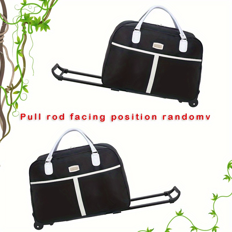 Travel Storage Rolling Bag, Large Capacity Luggage Bag, Wheeled Duffle Bag  & Travel Accessories - Temu