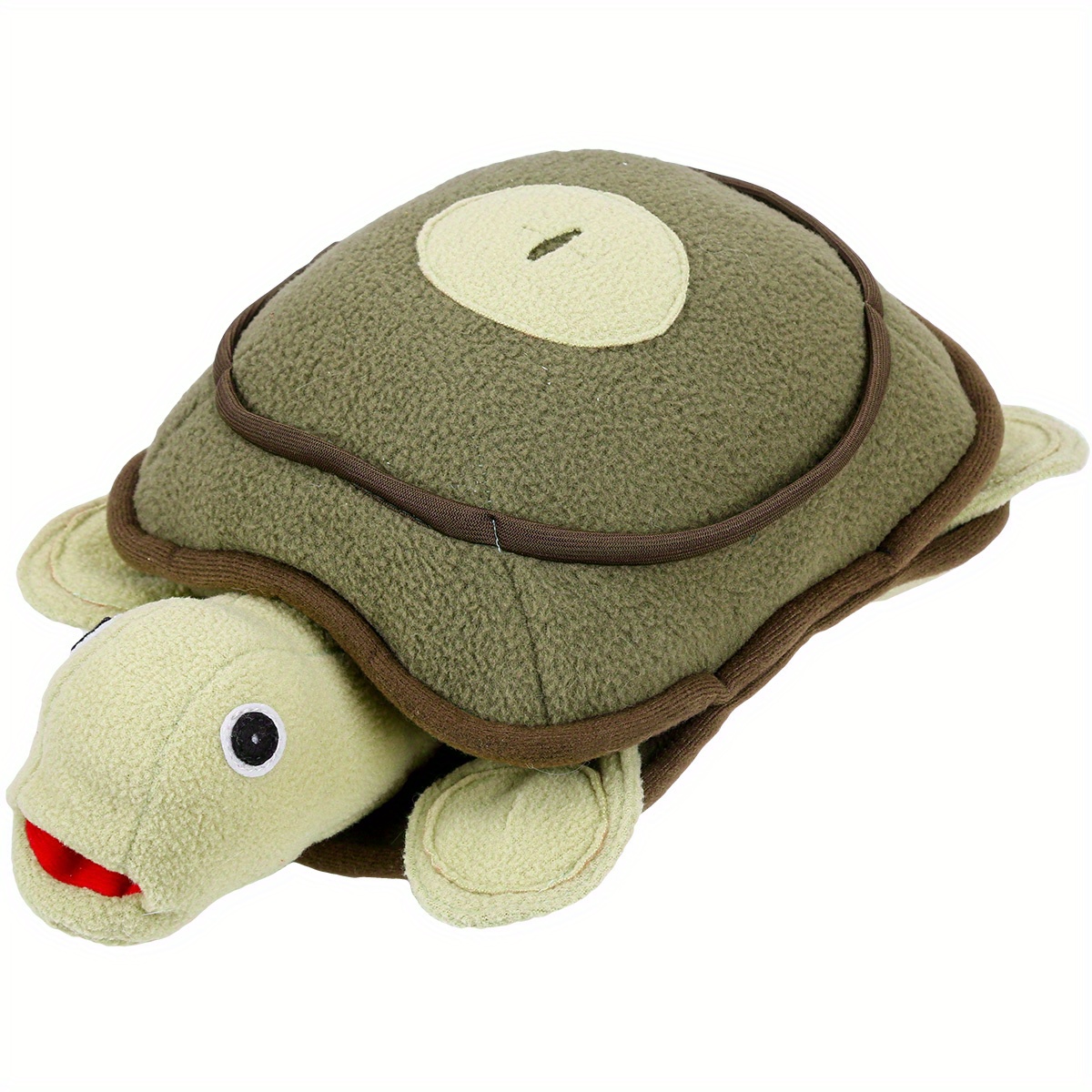 pet tortoise design food leak out stuffed toys dog make sounds and smell toys snuffle pet toy dog hidden food training puzzle toys pet supplies interactive and decompression toy green 6