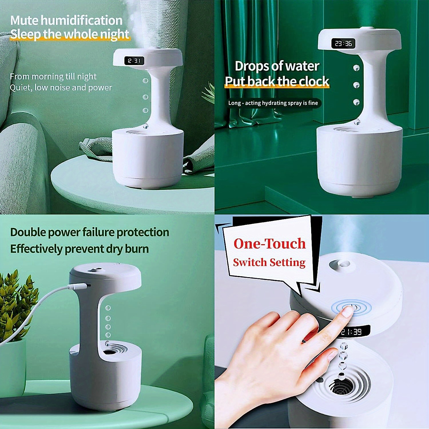 Household Anti-gravity Humidifier - Features