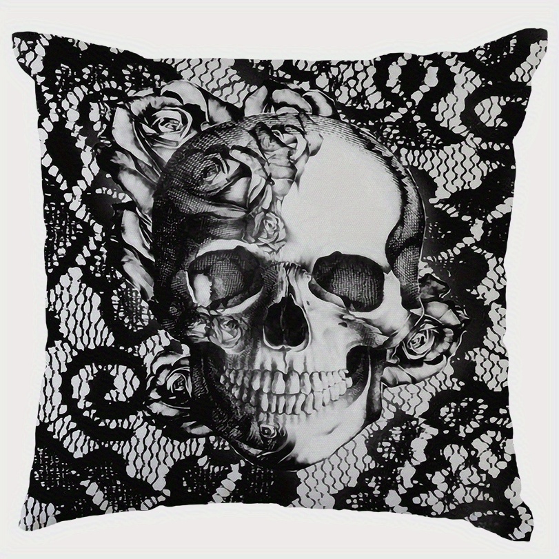 Skull best sale pillow cases