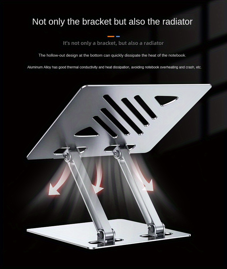 Rotating Laptop Stand Computer Cooling Stand Aluminum Alloy Temu