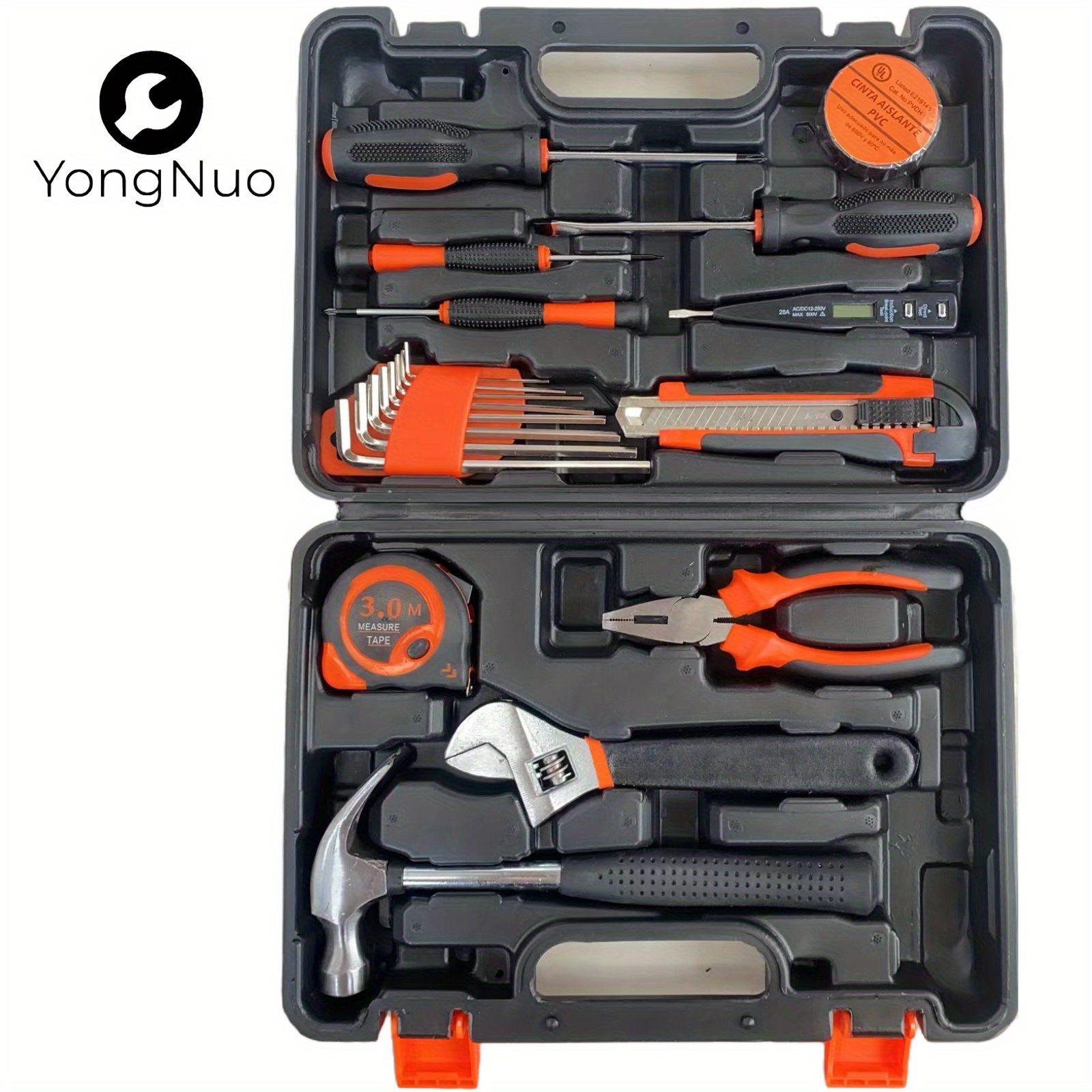 Household Hand Tool Set Home Repair Tool Kit With Abs - Temu