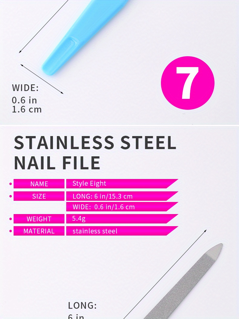 Stainless Steel Pocket Nail Filer, For Professional and Personal at Rs  30/piece in Chennai