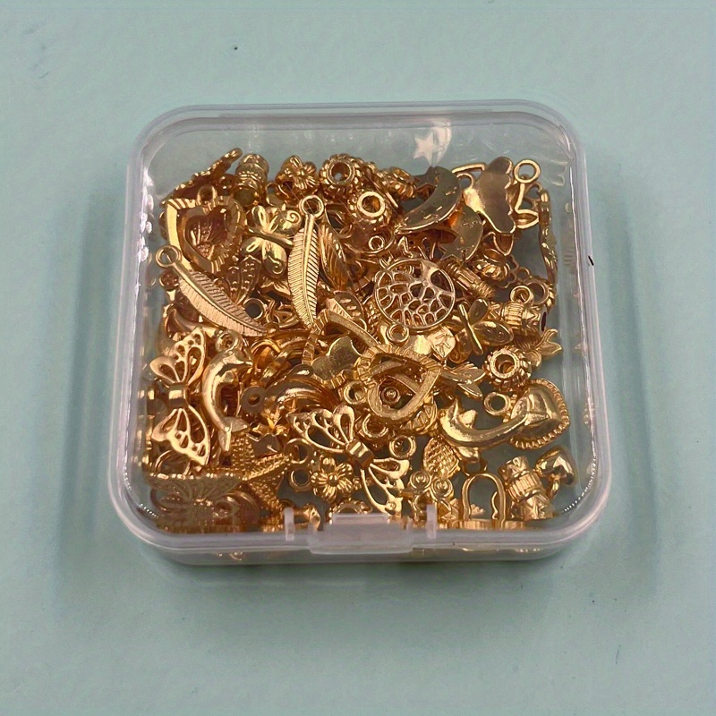 SANNIX 350Pcs Antique Gold Charms Bulk Lots Jewelry Making Charms Assorted  Pendants for DIY Necklace Bracelet Earring Making and Crafting