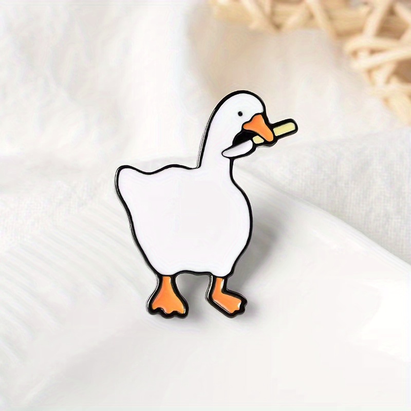 Duck brooch sale