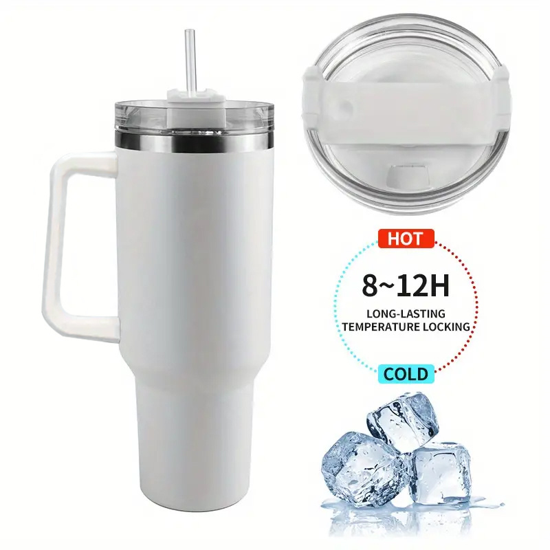 SEDBRÖS 40 Oz Tumbler With Handle And Straw Insulated