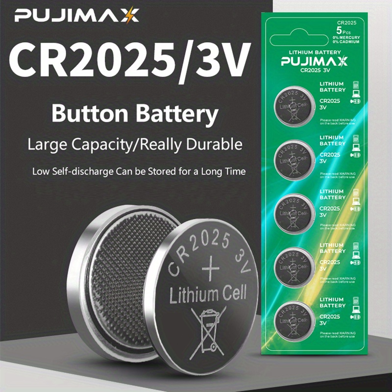 Batería botónde litio 3V CR 2025