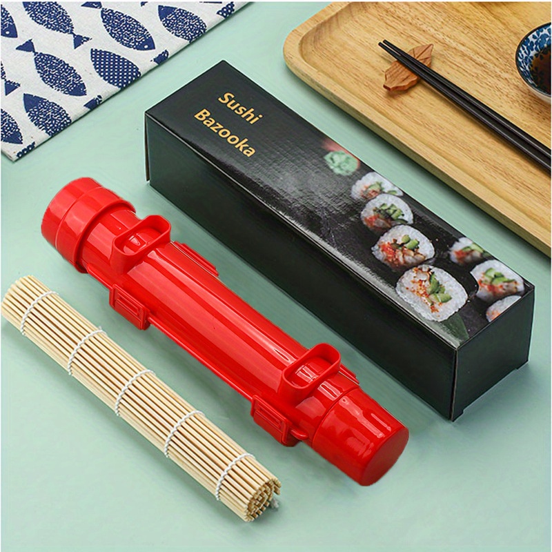2pcs DIY Sushi Bazooka Con Tapete Para Sushi Kit Para Hacer - Temu