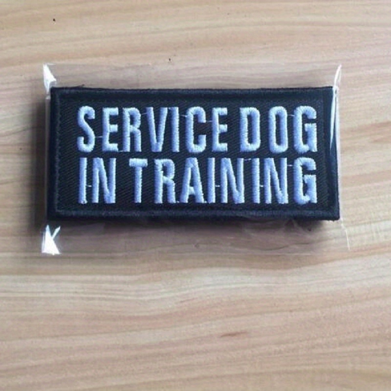 Pet Service Dog In Training SECURITY PATCH BADGES Therapy Dog PET
