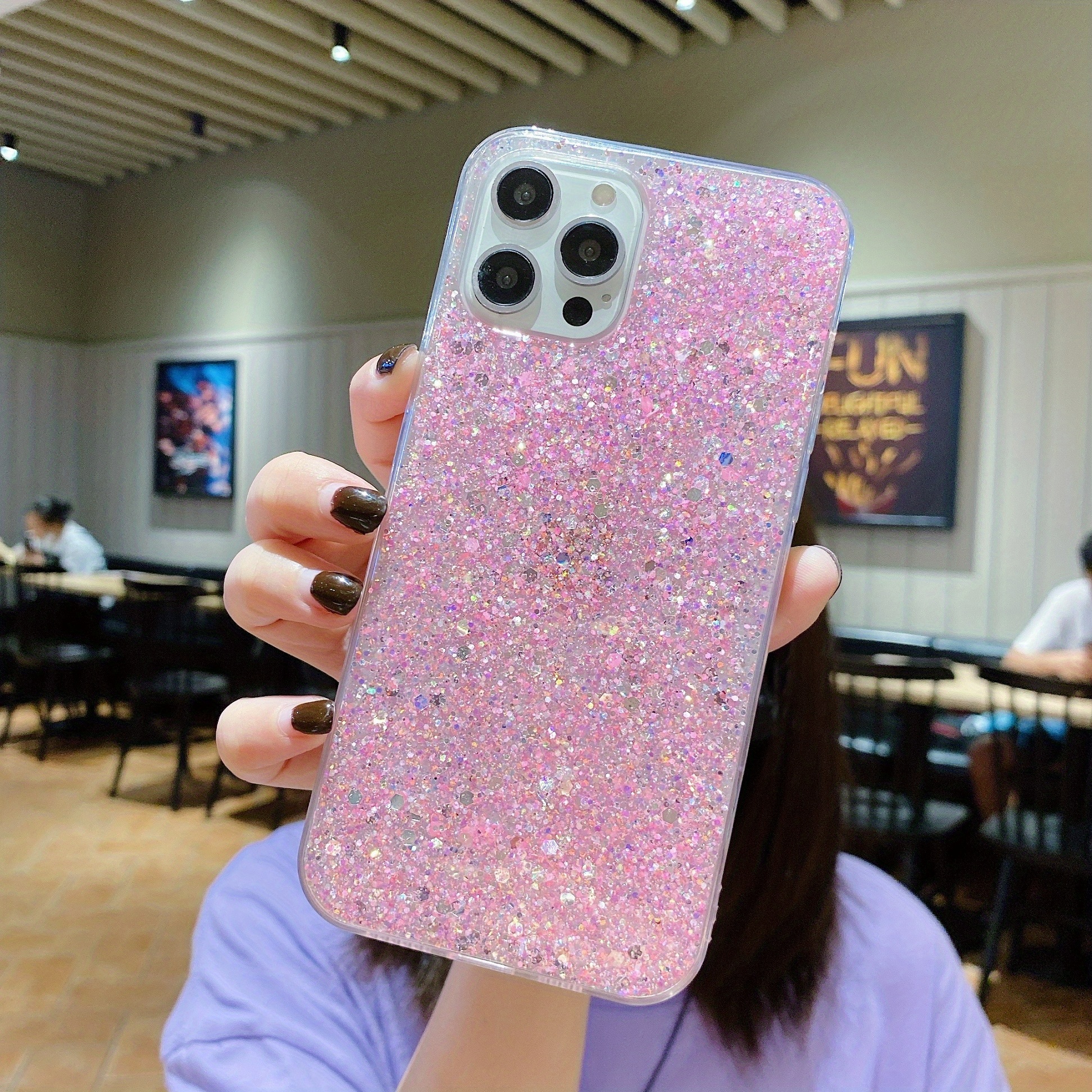 1 Pieza Funda Para Teléfono Anticaída Con Patrón De Fresa Y Corazón  Compatible Con Iphone 15, Universal Para Hombres Y Mujeres Con Recorte  Preciso, Moda de Mujer