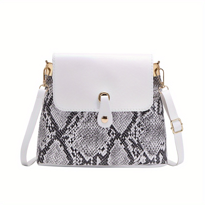 Pink Underarm Bag Solid PU Leather Shoulder Bag With Silk Scarf