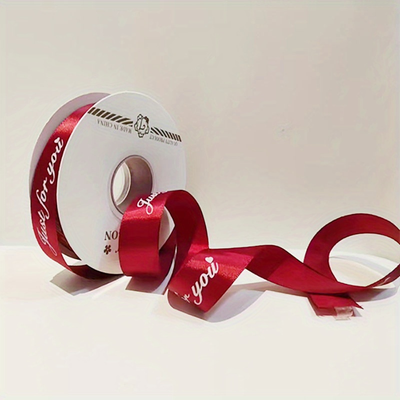 Vibrant English Letter Ribbon For Flower Packaging And Bouquet Gift Box  Bows - Perfect For Rose Flower Packing - Temu United Arab Emirates