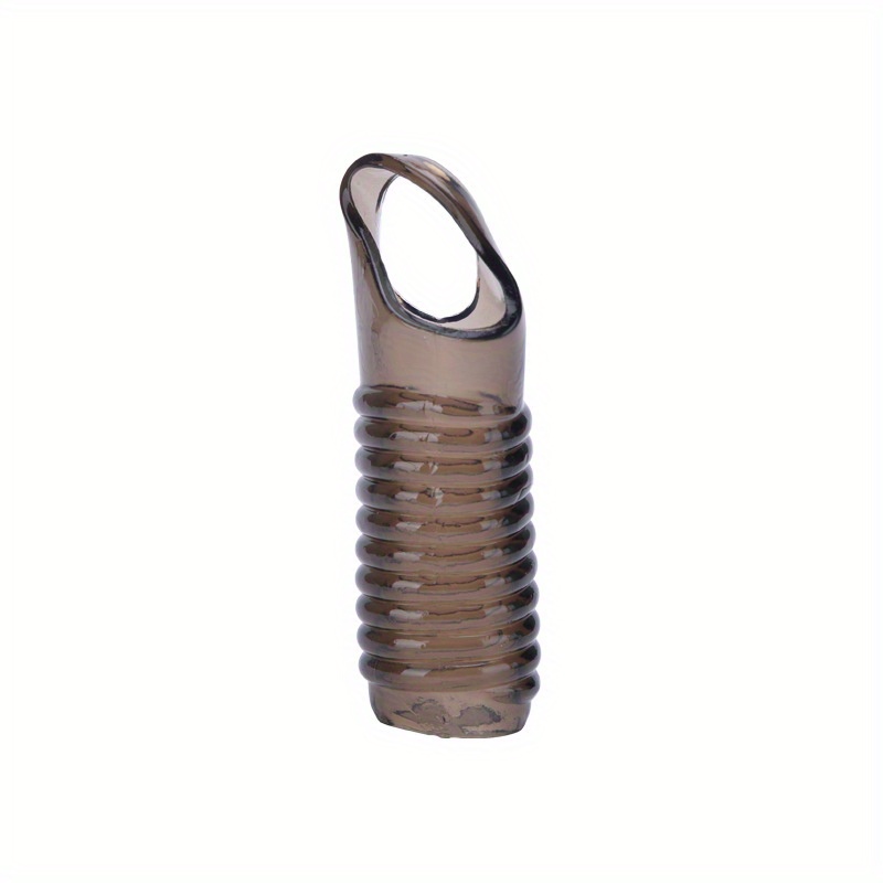 Penis Sleeve Extender With Penis Ring Brown Cock Sleeve To Temu