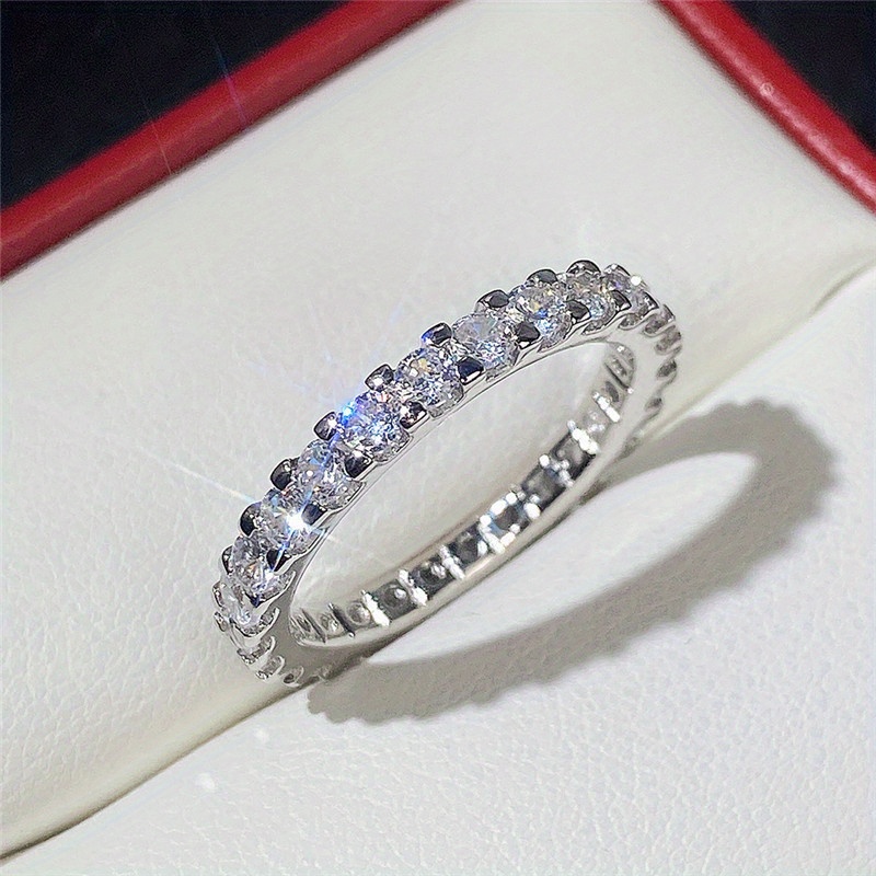 Japanese And Korean Style Zirconia Ring Fashion Casual Daily Wear Ring Unisex Ring Men's Ring Couple Finger Ring Jewelry