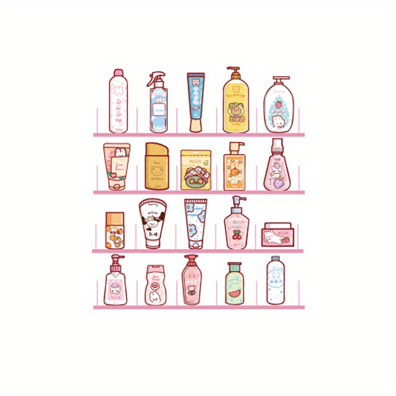 Creative Cartoon Food Vending Machine Series Stickers - Temu