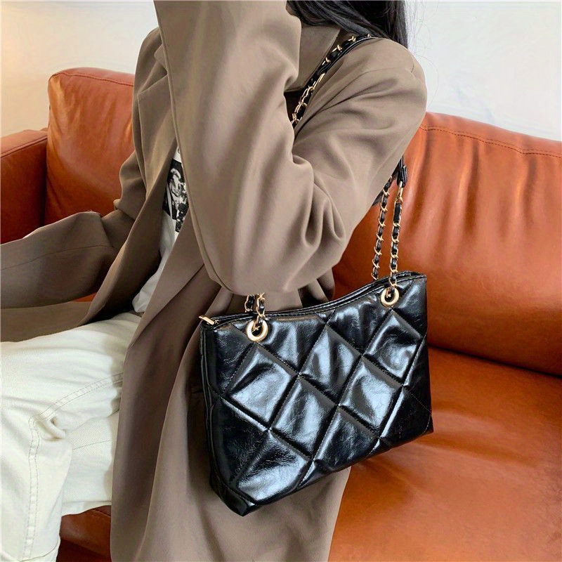 New Mini Fashion Commuting All-match Quilted Chain One Shoulder Square Bag