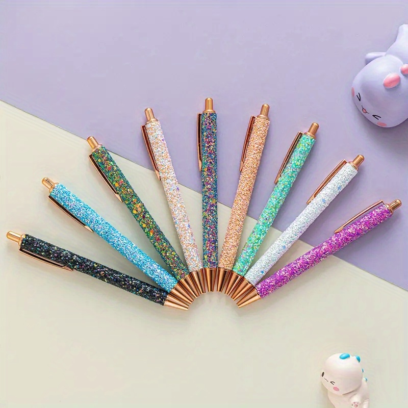 Glitter Pens,girls Best Friend, Floating Glitter Pens, Gifts for Women,  Planner Pen, Journal Pen, Ballpoint Pen, Refillable Pen 